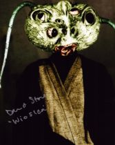 David Stone and Wioslea from Star Wars signed 10x8 colour photo. Good condition. All autographs