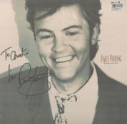Paul Young signed and dedicated LP. Dedicated to Christine. Good condition. All autographs are