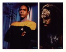 Tim Russ signed 10x8 montage colour photo. Dedicated to Richard. Good condition. All autographs