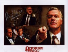 Bond Actor, Philip Voss signed 10x8 colour promo photograph pictured as he plays an auctioneer in