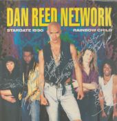 Dan Reed Network Rainbow Child multi signed and dedicated LP. Signed by all Members. Dan Reed,