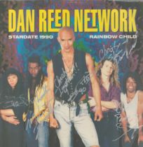 Dan Reed Network Rainbow Child multi signed and dedicated LP. Signed by all Members. Dan Reed,
