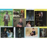 TV/FILM Collection of 10 signed colour photos including names of Stephanie Leonidas, John Reardon,