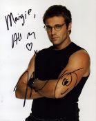 Michael Shanks signed Stargate SG1 10x8 colour photo. Dedicated to Margie. Good condition. All