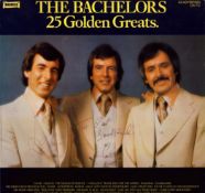 The Bachelors - 25 Golden Greats signed Vinyl album, Signed by Conleth (Con) Cluskey and Declan (