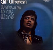Cliff Whelan: Welcome to my World. Dedicated and signed vinyl album. Good condition. All