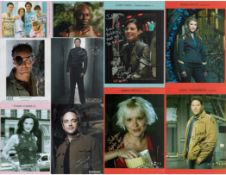 TV/FILM Collection of 10 signed colour photos including names of Tahmoh Penikett, Mark Sheppard,