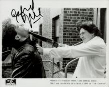 Gabriel Byrne signed 10x8 inch black and white movie still. Good condition. All autographs are