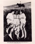 George Costigan signed 10x8 inch Rita, Sue and Bob Too black and white promo photo. Good