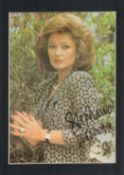 Stephanie Beacham Signed Image of Herself, Mounted to an overall size of 11 x 8 inch es. Good