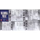 Mamma Mia Musical programme signed inside by stars of the show. Includes Jennie Dale, Matthew