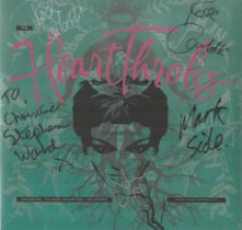 The Heart Throbs multi signed and dedicated LP. Signed by Stephen Ward, Mark Side, Rose Carlotti and