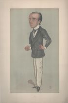 Vanity Fair Print. Titled Max. Subject Max Beernohm. Dated 9/12/1897. Approx size 14x11inch. Good