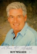 Roy Walker signed Promo. Colour Photo 6x4 Inch. Dedicated. Good condition. All autographs come