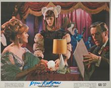 Lynn Redgrave signed "Smashing Time " 10x8 inch vintage colour lobby card. Good condition. All