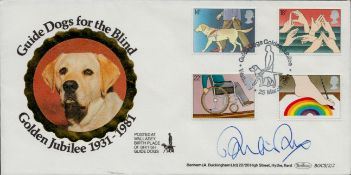 Brian Rix signed Guide Dogs FDC. 25/3/81 Wallasey postmark. Good condition. All autographs come with