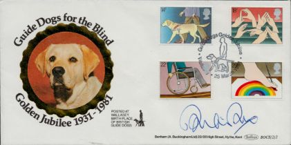 Brian Rix signed Guide Dogs FDC. 25/3/81 Wallasey postmark. Good condition. All autographs come with