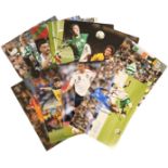 Football collection of 11 signed 12x8 inch colour photos. Good condition. All autographs come with a