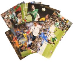 Football collection of 11 signed 12x8 inch colour photos. Good condition. All autographs come with a