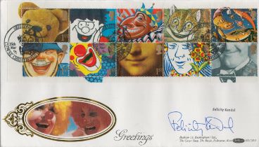 Felicity Kendal signed Greetings FDC. 26/3/91 Clowne postmark. Good condition. All autographs come