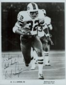 O.J Simpson signed Bufalo Bills 10x8 inch black and white promo photo. Good condition. All
