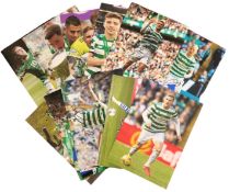 Football collection of 11 signed 12x8 inch colour photos including names of Carl Starfelt, Adnan
