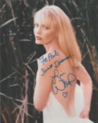 Actor Lisa Wilcox signed 10x8 colour photo dedicated. Lisa Elizabeth Wilcox, born April 27, 1964, is