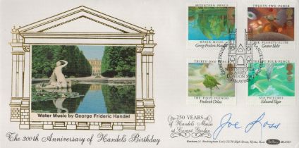 Joe Loss signed Handels birthday FDC. 14/5/85 London SW1 postmark. Good condition. All autographs