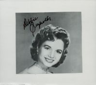 Debbie Reynolds 1932-2016 Actress Signed Picture. Good condition. All autographs come with a