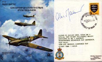 WWII Flown FDC signed by Air Vice-Marshal Alec Maisner. Date Stamped 10th March 1986. Good