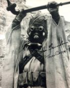 Star Wars Episode IV A New Hope 8x10 photo signed by Tusken Raider actor Alan Fernandes who sadly