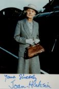 Joan Hickson signed Colour Photo 6x4 Inch. Good condition. All autographs come with a Certificate of
