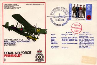 Aviation Flown FDC 21st Anniversary of First Direct Jet Crossing of Atlantic 21st February 1972.