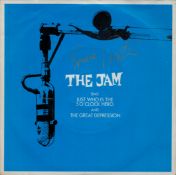 The Jam Signed 'Just Who Is The 5o'clock Hero' 1982 45rpm On Cover By Bruce Foxton. Good