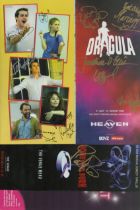 Theatre programme collection of 6 signed programmes. Signatures such as Les Dennis, Mel Giedroyc,