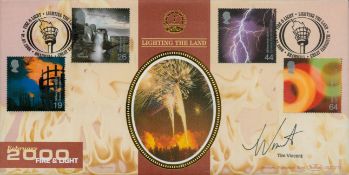 Tim Vincent signed Fire and Light FDC. 1/2/00 Bradwell postmark. Good condition. All autographs come