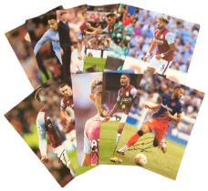 Football collection of 11 signed 12x8 inch colour photos. Good condition. All autographs come with a