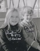 Chitty Chitty Bang Bang film 8x10 photo signed by both of the children, Adrian Hall (Jeremy) and
