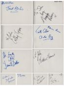Entertainment Autograph book with signatures such as Michael Harding, Charles Riley, Patricia Lines,