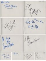 Entertainment Autograph book with signatures such as Michael Harding, Charles Riley, Patricia Lines,