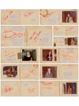 Entertainment Autograph book with photos and signatures such as Jill Martin, Rudolph Walker, Tom