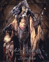 The Dark Crystal cult fantasy movie 8x10 photo signed by Michael Kilgarriff as SkekUng. Good