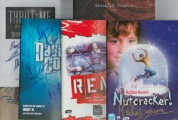 Theatre programme collection of 6 signed programmes. Signatures such as Naomi Frederick, Jeremy