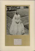 Ann Todd 1907-1993 Actress Signed Album Page With Mounted 11x16 Photo. Good condition. All
