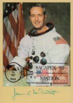 James A McDivitt signed 6x4 colour astronaut photo. Good condition. All autographs come with a