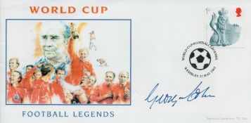 George Cohen 1939-2022 Signed World Cup Football Legends First Day Cover. Good condition. All