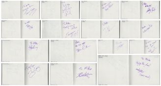 Entertainment Autograph book with signatures such as Robin Gniver, Eamonn O'Dwyer, Ben Thompson,