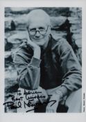 Paul Newman signed 7x5 inch black and white photo. Dedicated. Good condition. All autographs come