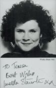 Imelda Staunton signed 6x4 inch black and white photo. Good condition. All autographs come with a