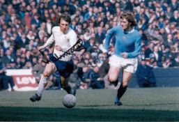 Autographed Colin Todd 12 X 8 Photo : Col, Depicting Derby County Centre-Half Colin Todd In Full